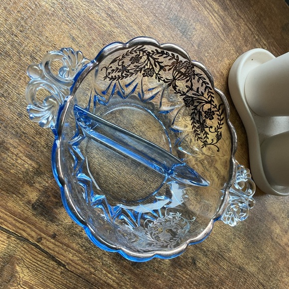 Gorgeous antique divided dish - Picture 5 of 12